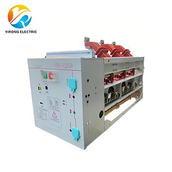 Three-position encapsulated composite vacuum circuit breaker